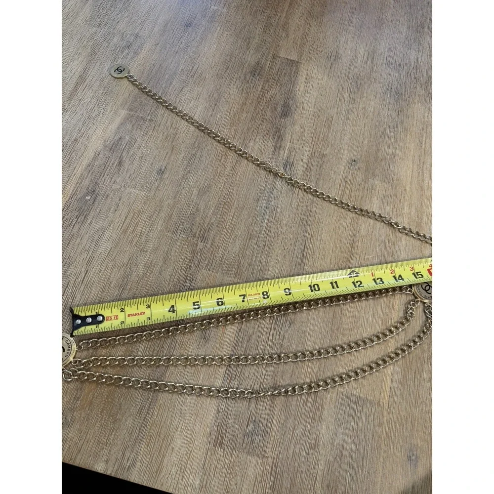 Chanel 31 rue cambon Paris iconic vintage chain gold belt 1954‎